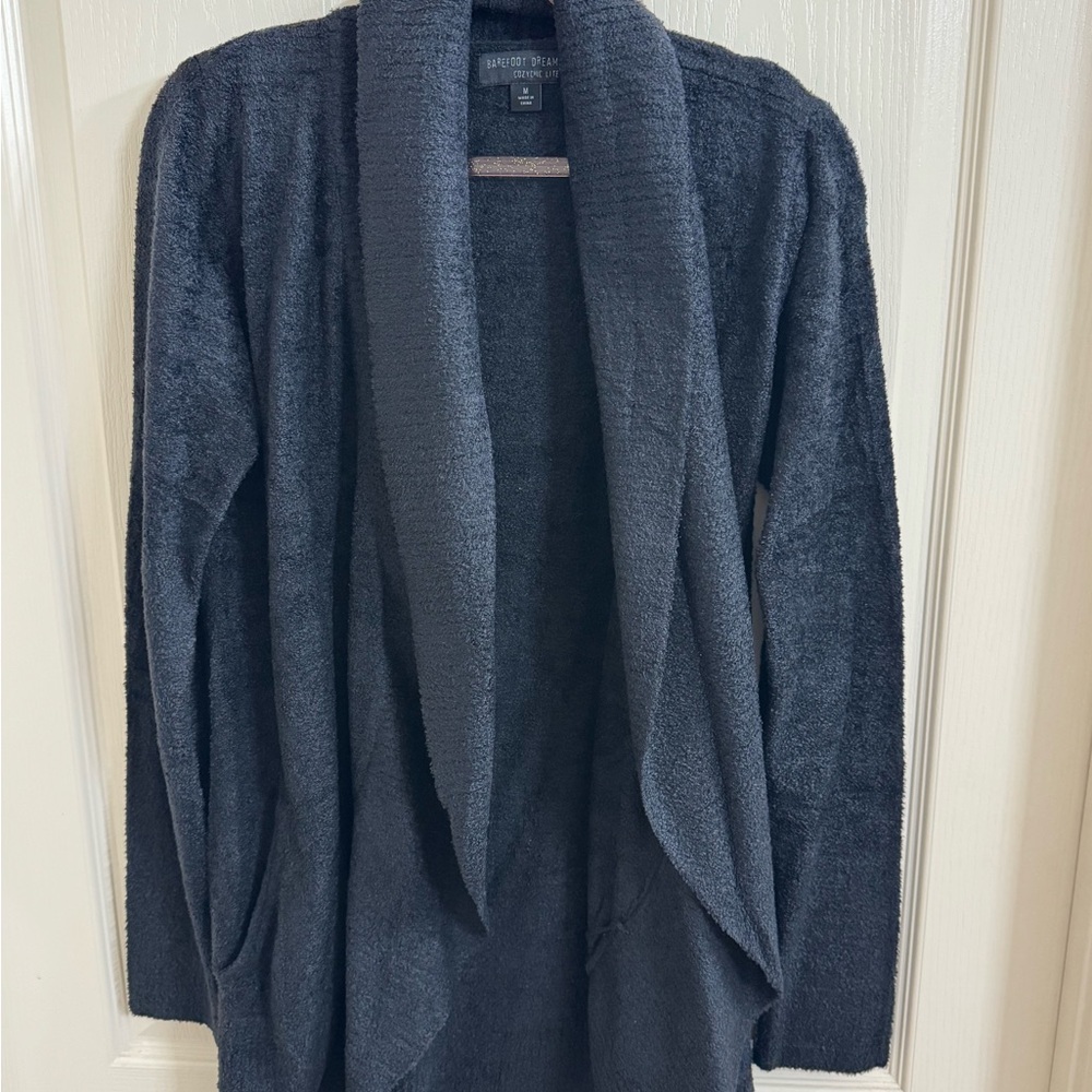 Barefoot Dreams cozy chic lite circle Black Sweater